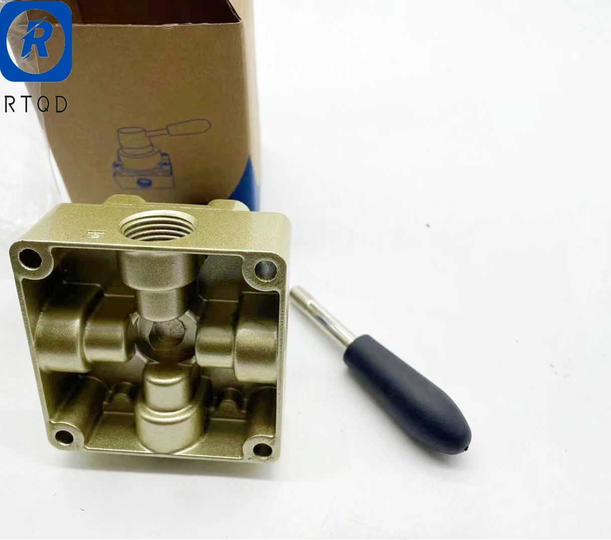 Pneumatic Component Hv Series Hand Valve Manual Valve Manual Switch Manual Directional Valve Hv-02, 03, 04