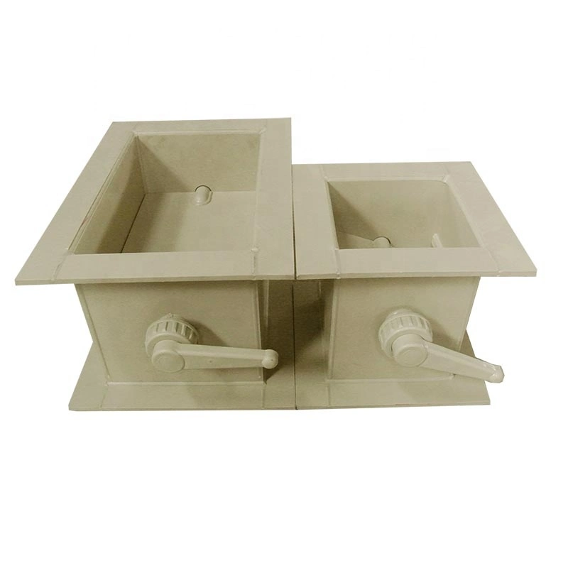 PP Manual Square Air Duct Dampers for Airflow Control