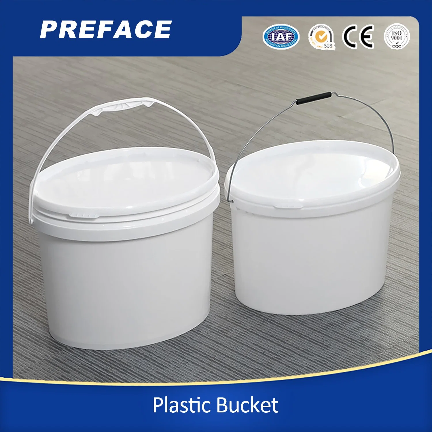 High quality/High cost performance  Thick Packaging Container Plastic Bucket for Lid Food Grade Packing Transport Barrel Seal Paint Plastic Pail