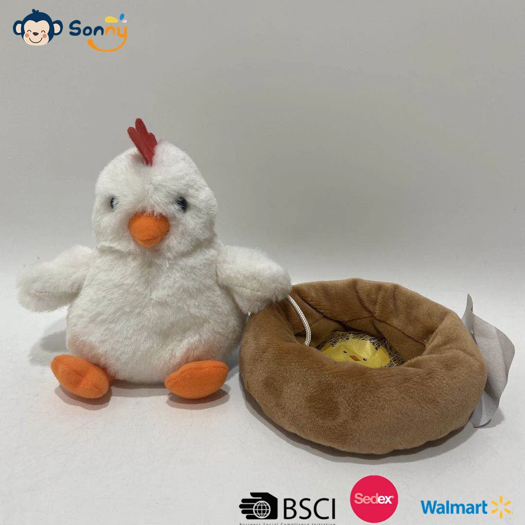 15 cm New Hen-House et Chick W/ aimant un jouet en peluche pour tous les âges pour Family Fun &amp; décoration maison