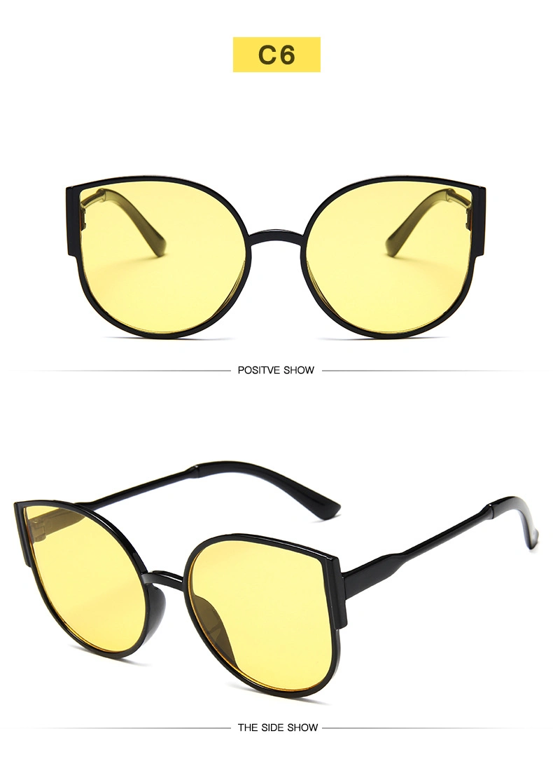 New Style Plastic Frame Cat Eye Sunglasses Women Retro Trend