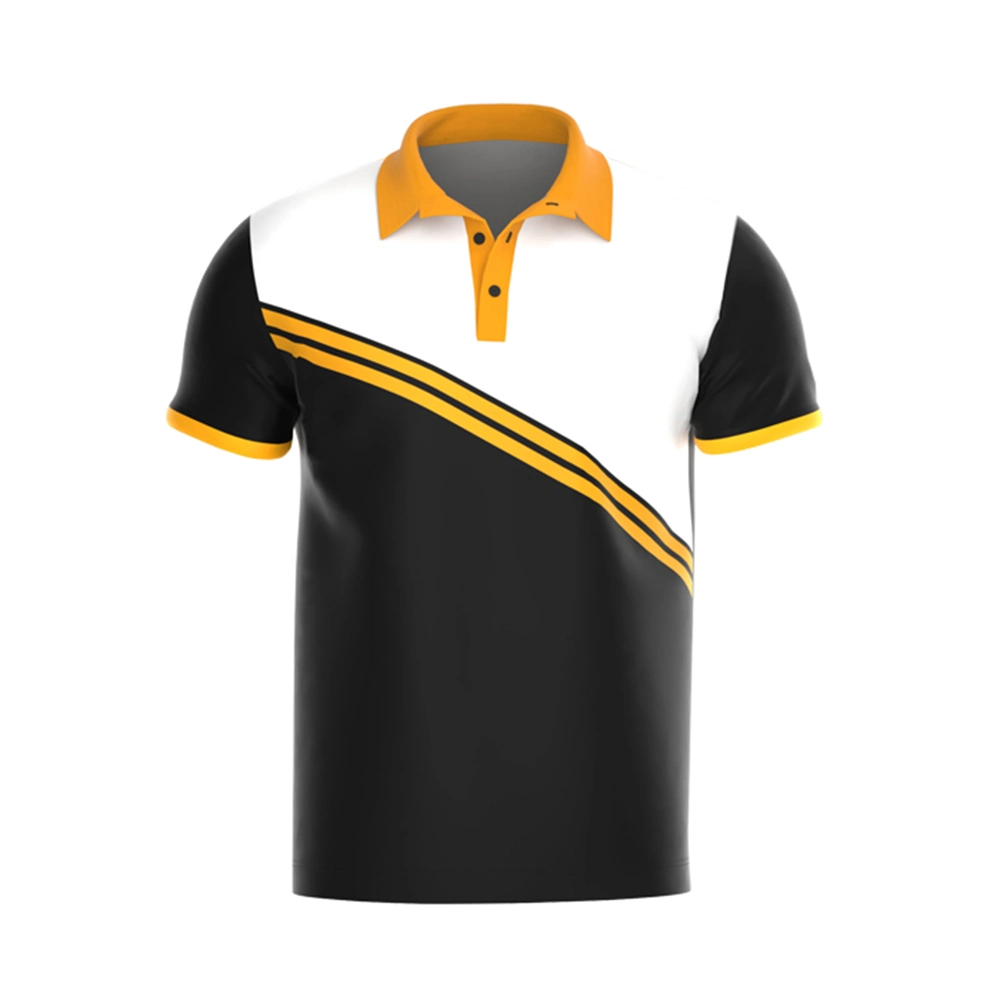 Poliéster respirável camisa Polo camisa Polo Tshirt impresso personalizado com o seu logotipo
