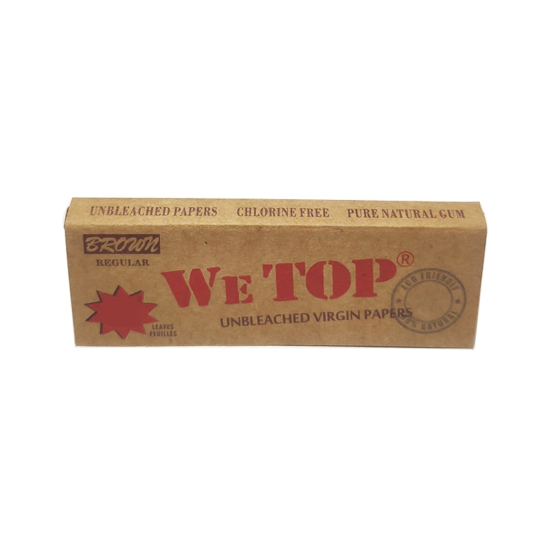 Wir Top Rolling Paper reguläre Größe Braun OEM Rolling Paper