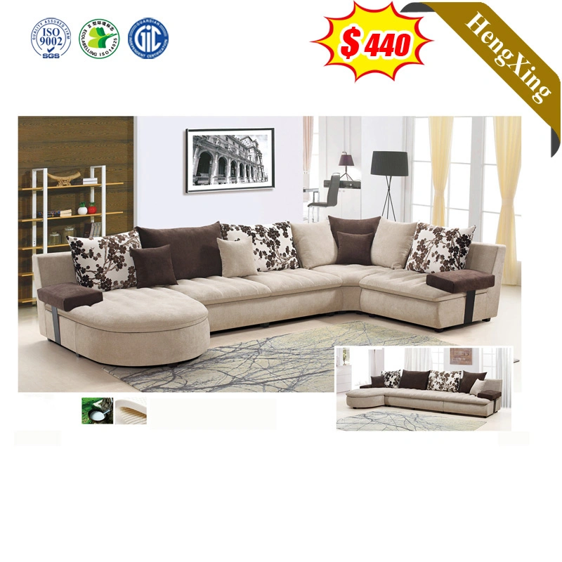 European Style Modern Furniture L Shaped Simple Design PU Leisure Living Room Sofa