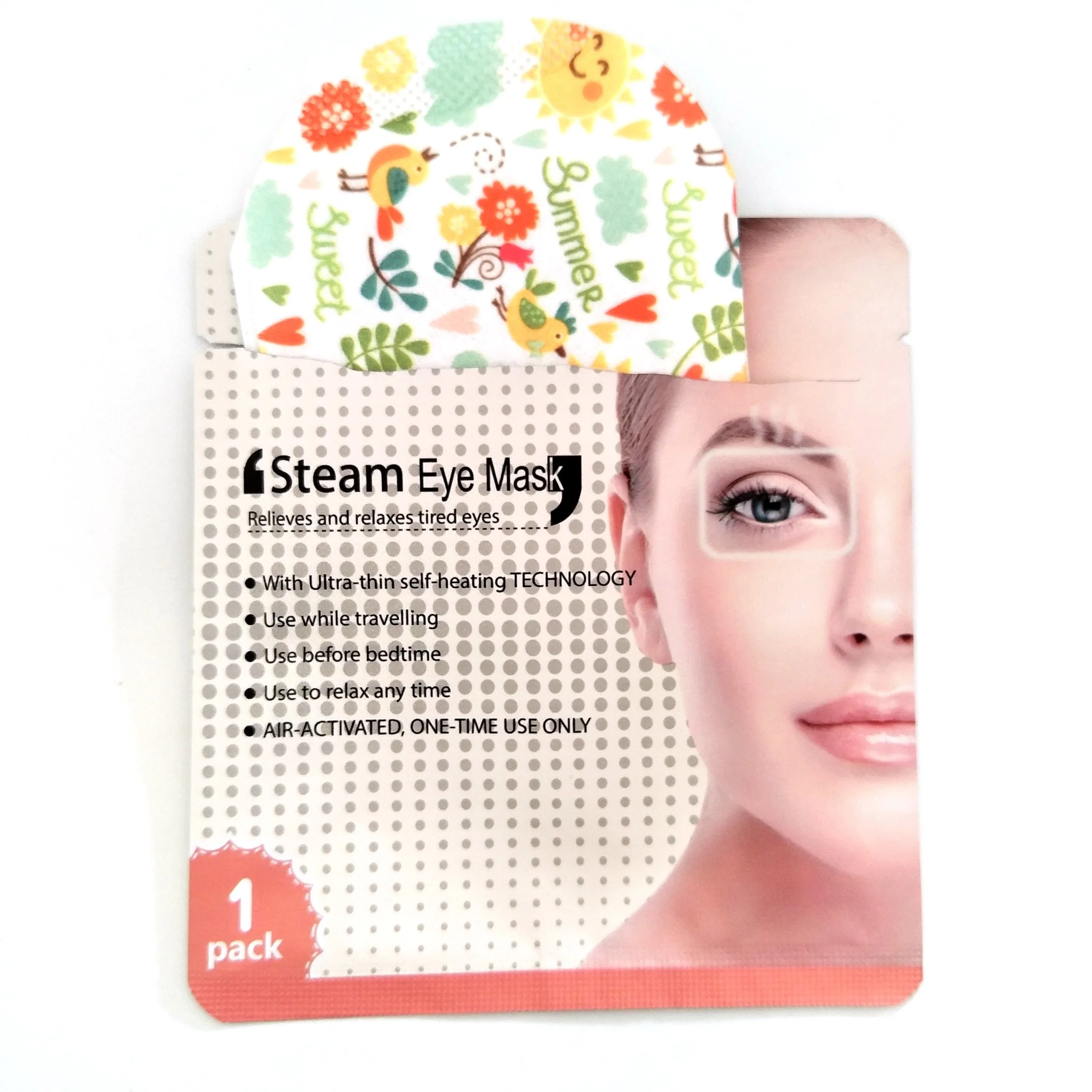 Qualified Medical Heating Hot Warm Sleeping Steam Eye Mask Pad Patch Anti Aging