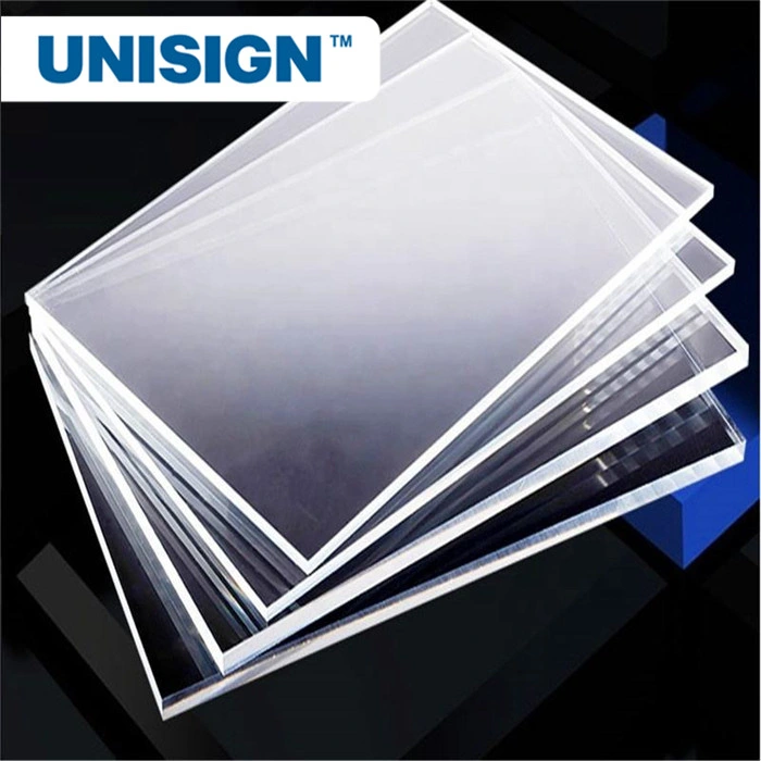 Thickness 2-12mm Size 1220*2440mm Clear Acrylic Sheet Organic Glass for Decoration and Isolation