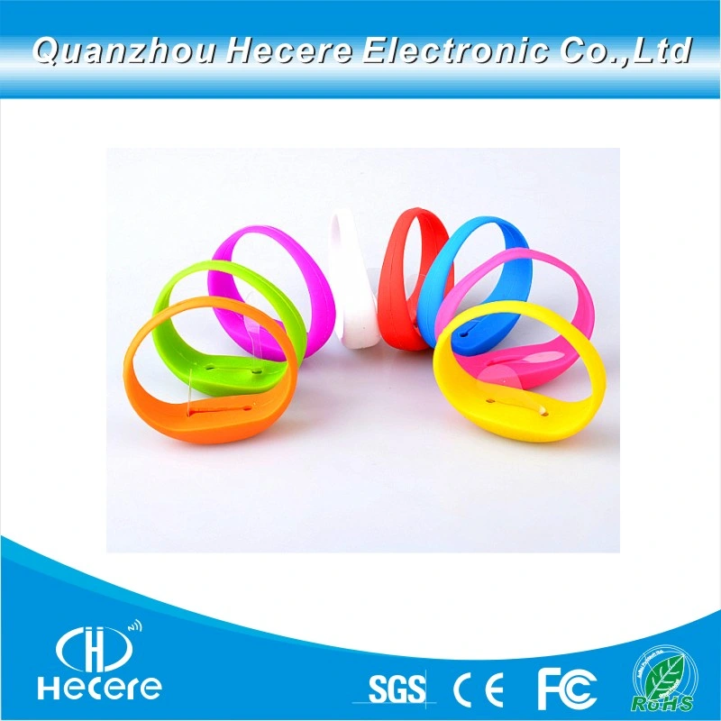 Som de silicone activado bracelete LED personalizados, LED personalizados Pulseira Bangle LED personalizados