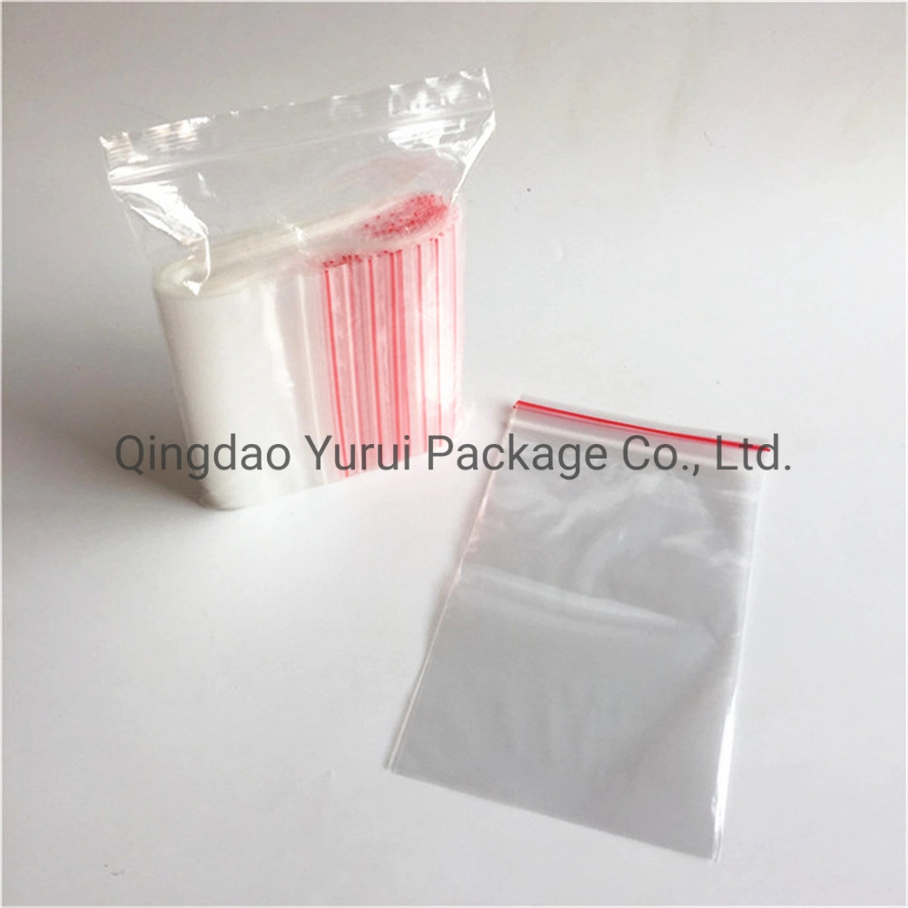 Resealable LDPE Clear Plastic Ziplock Bags