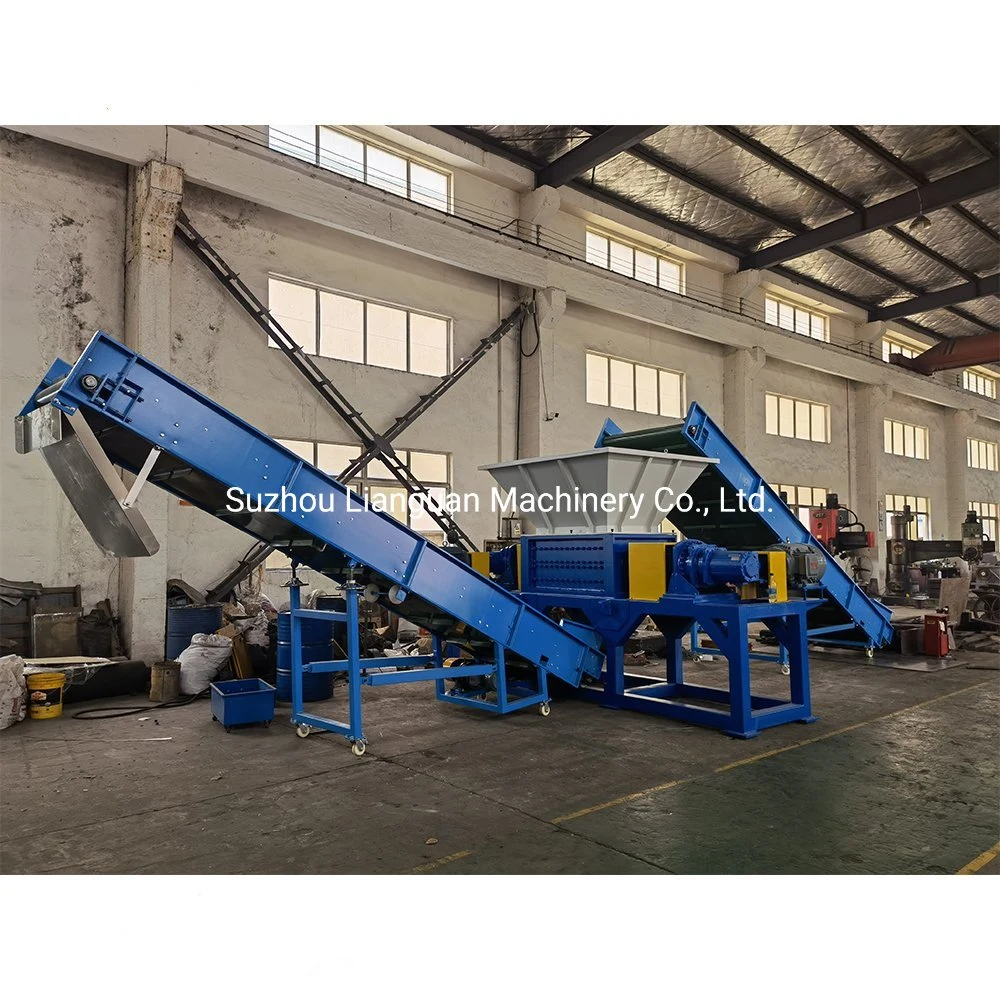 Twin Shaft Shredder Machine for Recycling Wood/Plastic/Rubber