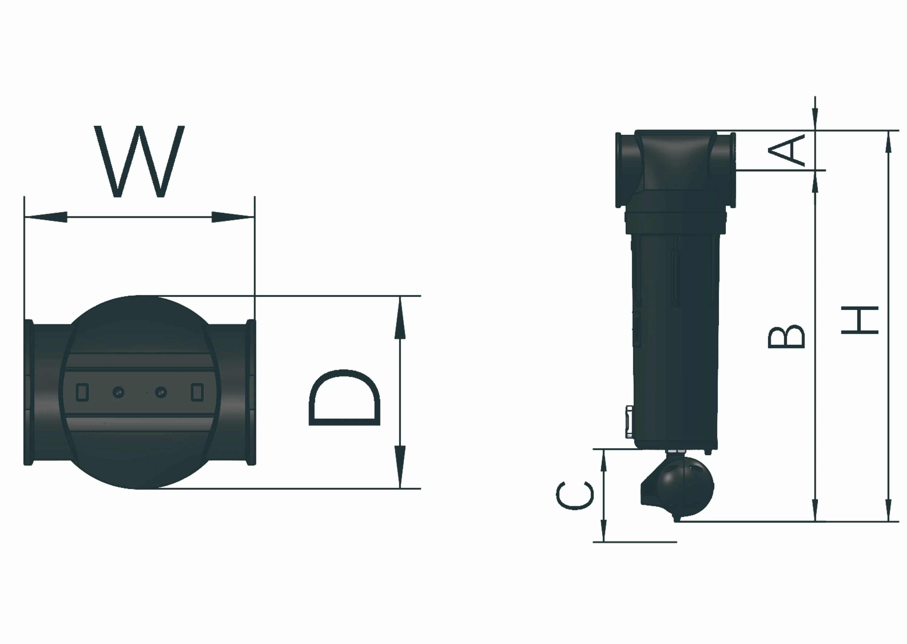 High Efficiency Moisture Oil Water Separator for Air Compressor Filtration System