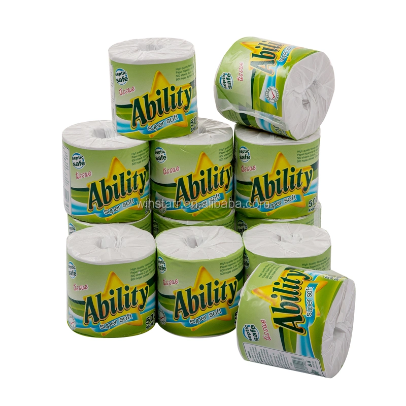 Rollo suave desechable barato 1ply papel higiénico Manuf