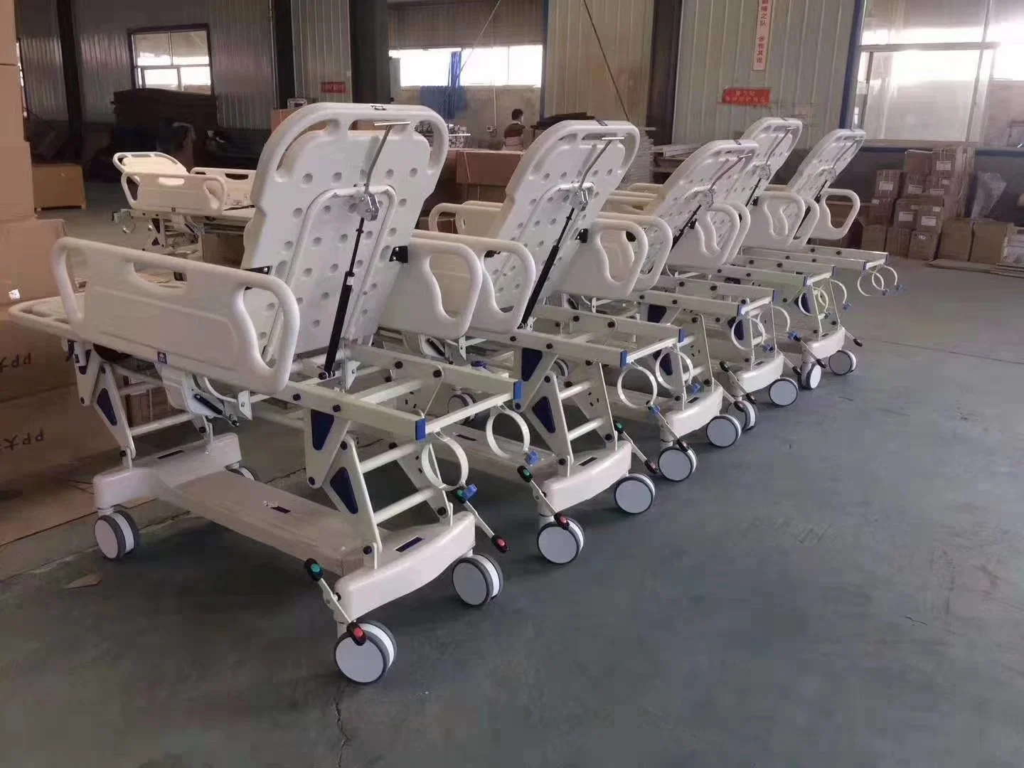 New Patient Transfer Cart Emergency Stretcher Cart Trolley Ambulance Patient Trolley