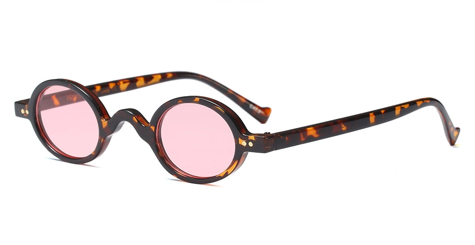 Round Frame Small Frame Colorful All-Match Sunglasses