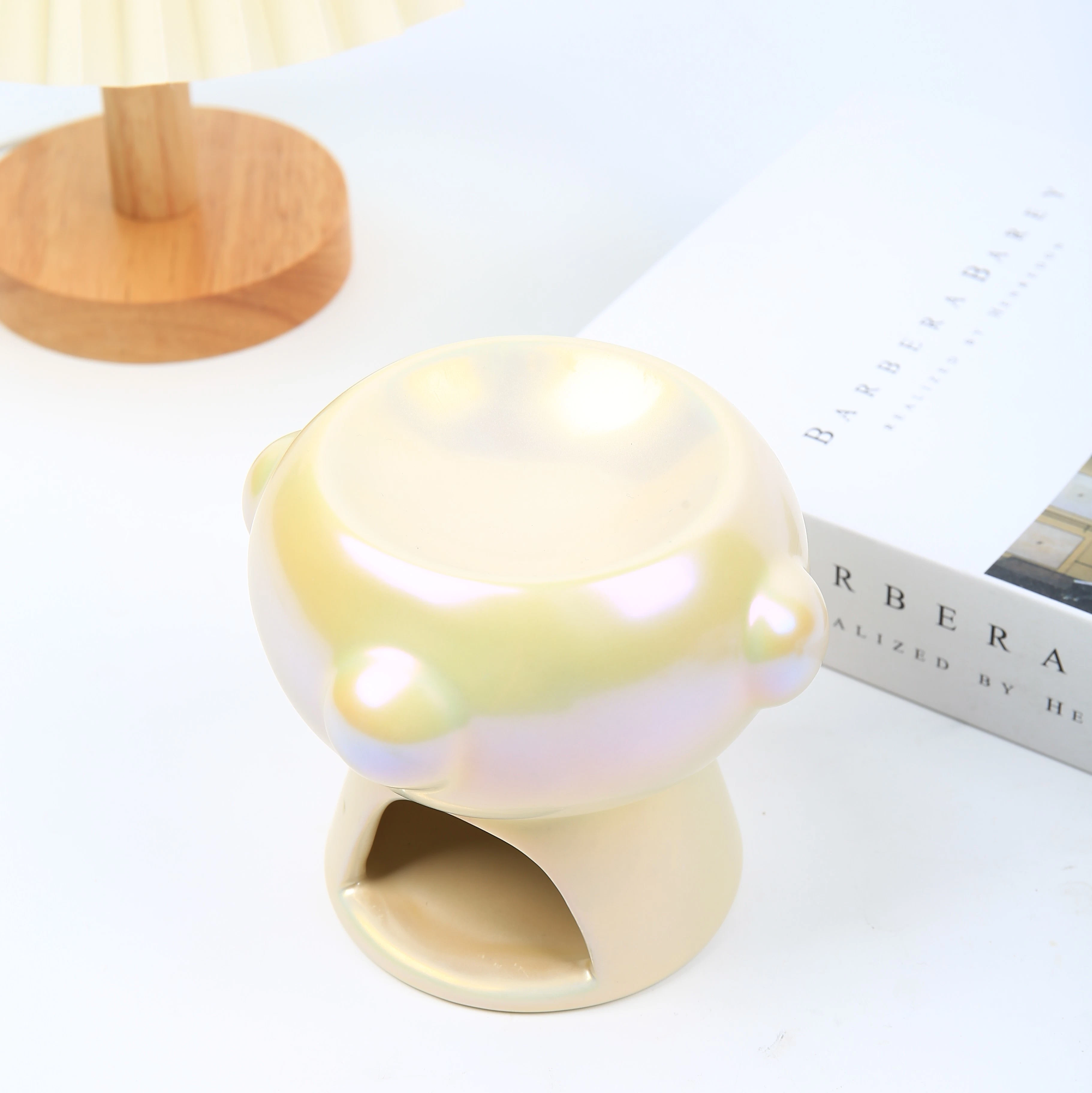 Essential Oil Burner Ceramic Candle Warmer Diffuser Furnace Tealight Holder