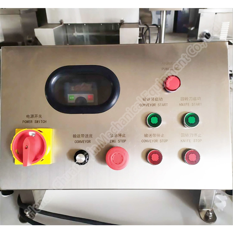 Cortadora de carne cocida la carne de vacuno de la máquina cortadora de embutidos de corte automático de la máquina de corte de carne fresca de vacuno rebanador Máquina de cortar la carne cocida