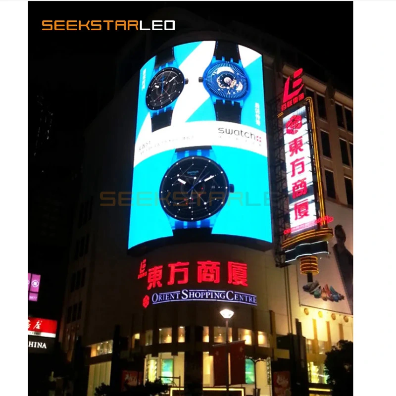 High Waterproof IP65 Outdoor LED Display Video Advertising Wall P8