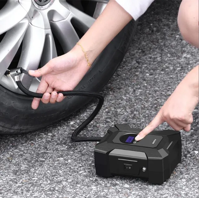 Automotive Supplies Digital Display Vehicle Air Pump Portable Car Mini Air Pump