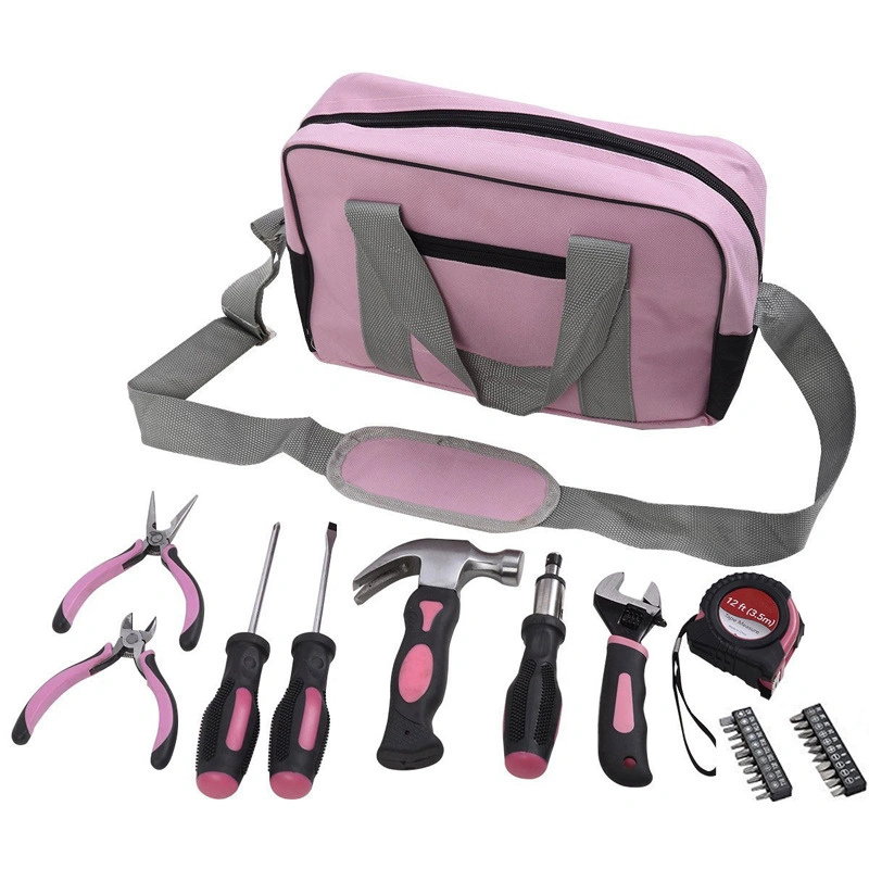Pretty 11PCS Damen Home Reparing Kit rosa Hardware-Tool-Sets, Hand-Tool-Set