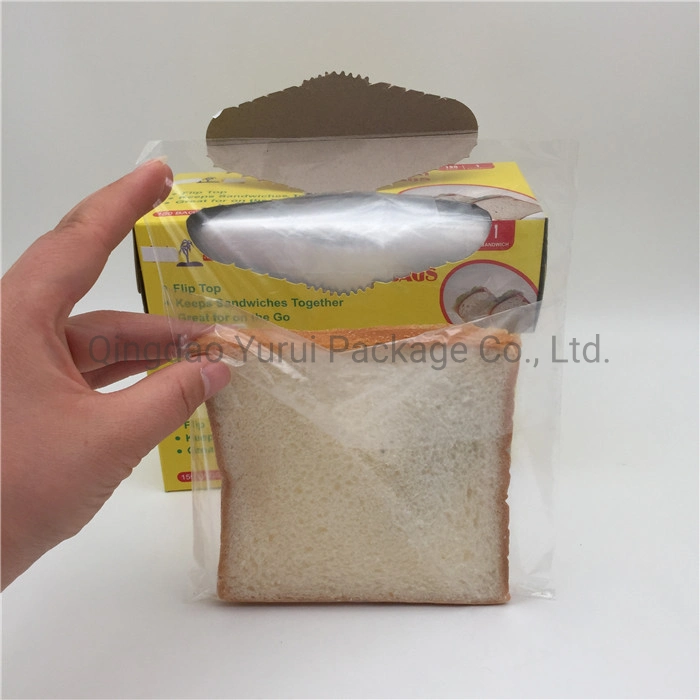 LDPE Plastic Fold Top Sandwich Bag Packing in Box