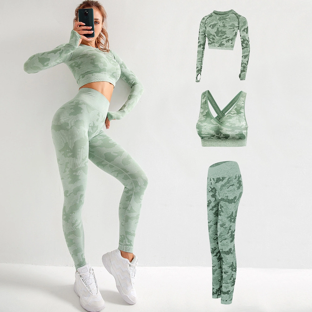 Custom Tracksuits mayorista sostén deportivo Gimnasio Camisetas Mujer Pantalones Ropa deportiva