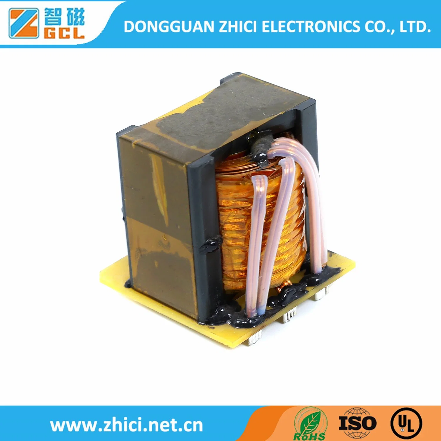 China Factory Supply Vertical Type with RoHS Approved Spot Welding Transformer Ee Series for Computer Mounted on PCB