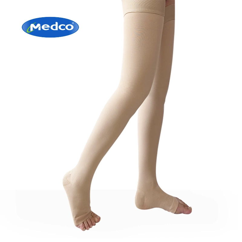 Chaussettes de compression médicale haute pression de l'ensemencement Varices Chaussettes de jambe