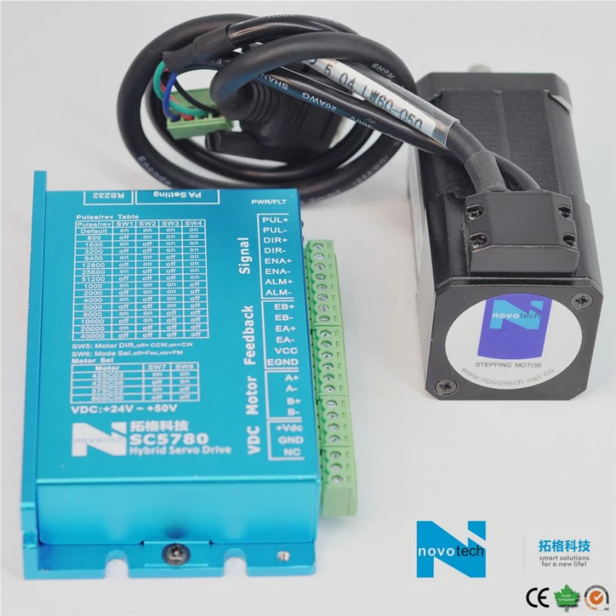 Closed Loop Servo Stepper Motor with Motion Controller