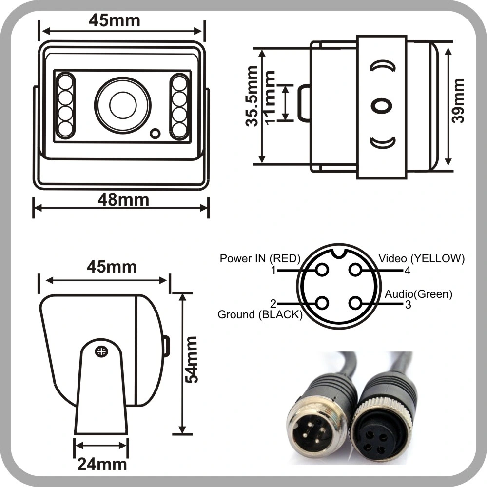 Motorbauteile mit Mini-Kamera für Mischer Nachtsichtgeräte (DF-7280213)