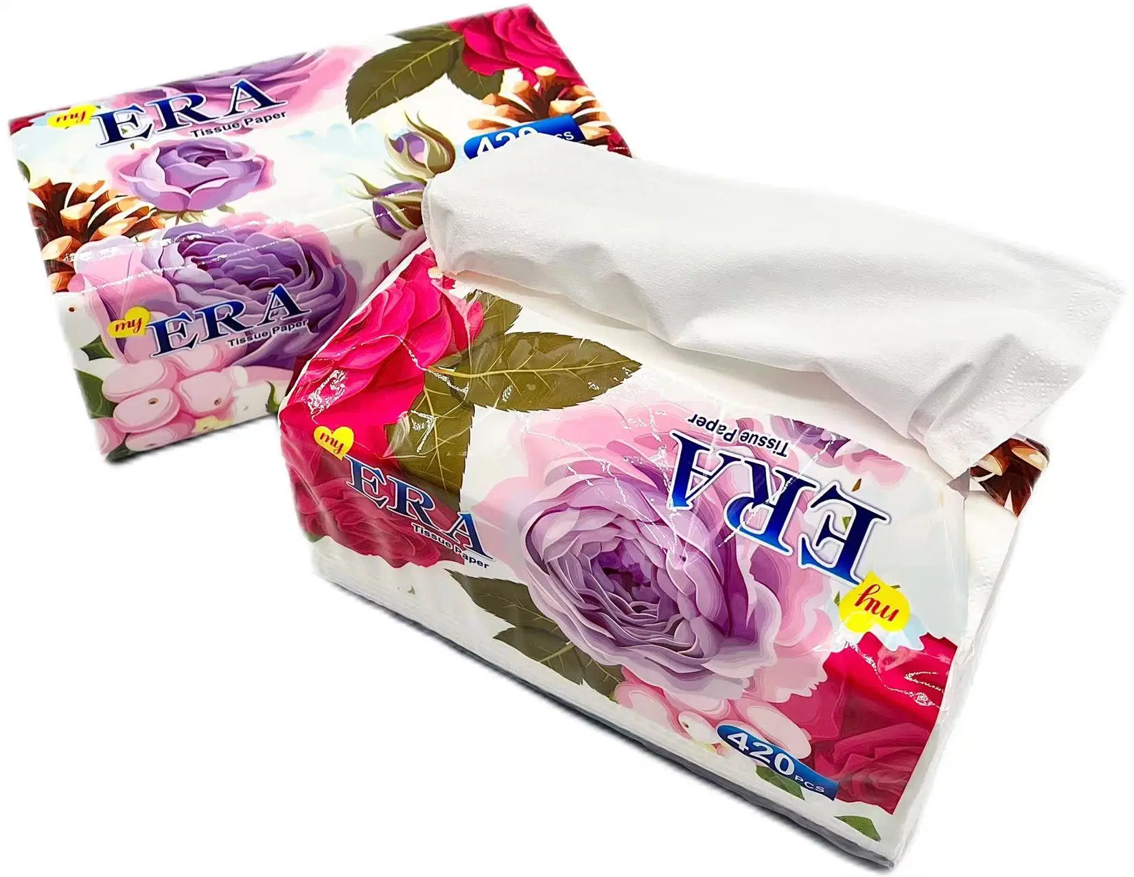 175*180mm 3ply Ultra Soft Thick Custom Car Napkin Facial Box Tissue Paper