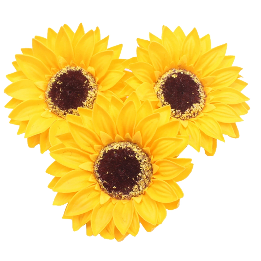 50PCS Soap Sunflower Gift Cheaper Sample Free for Valentine's Day, Christmas, Decoration