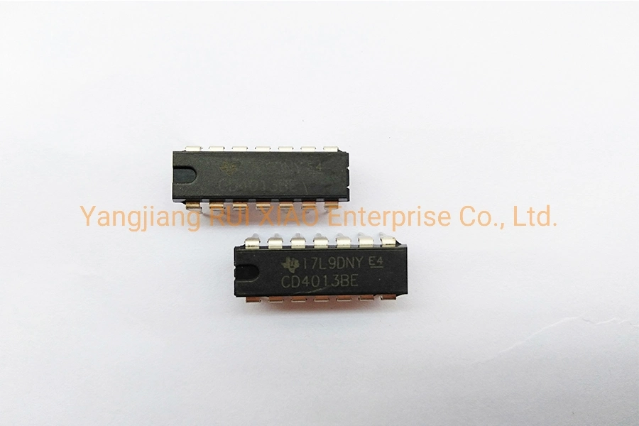 CD4013be CMOS Dual D-Type Flip-Flop, Trigger, DIP14, Logic IC, Integrated Circuit