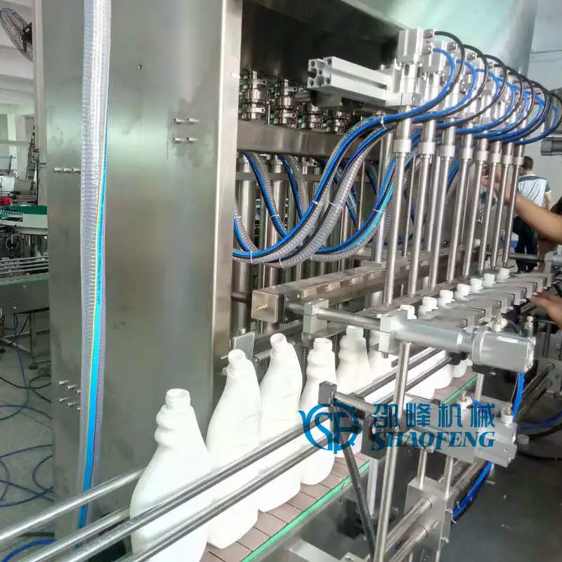 Automatic Piston Pneumatic Filler Hand Sanitizer Gel Cosmetic Cream Lotion Food Honey Butter Paste Bottle Can Jar Filler