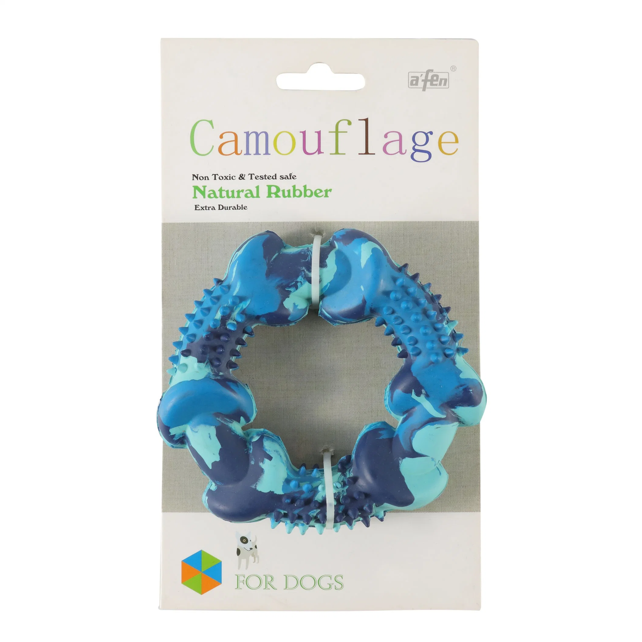 Haut de page Vendeur couleur lumineux du caoutchouc naturel Eco Pet Toy grinçant de mâcher de la fuite d'alimentation de chien de jouets pour le PET