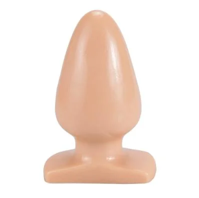 Flesh Color Medical Silicone Butt Plug Sex Toy Easy Clean Sex Accessories Anal Plug for Women and Men