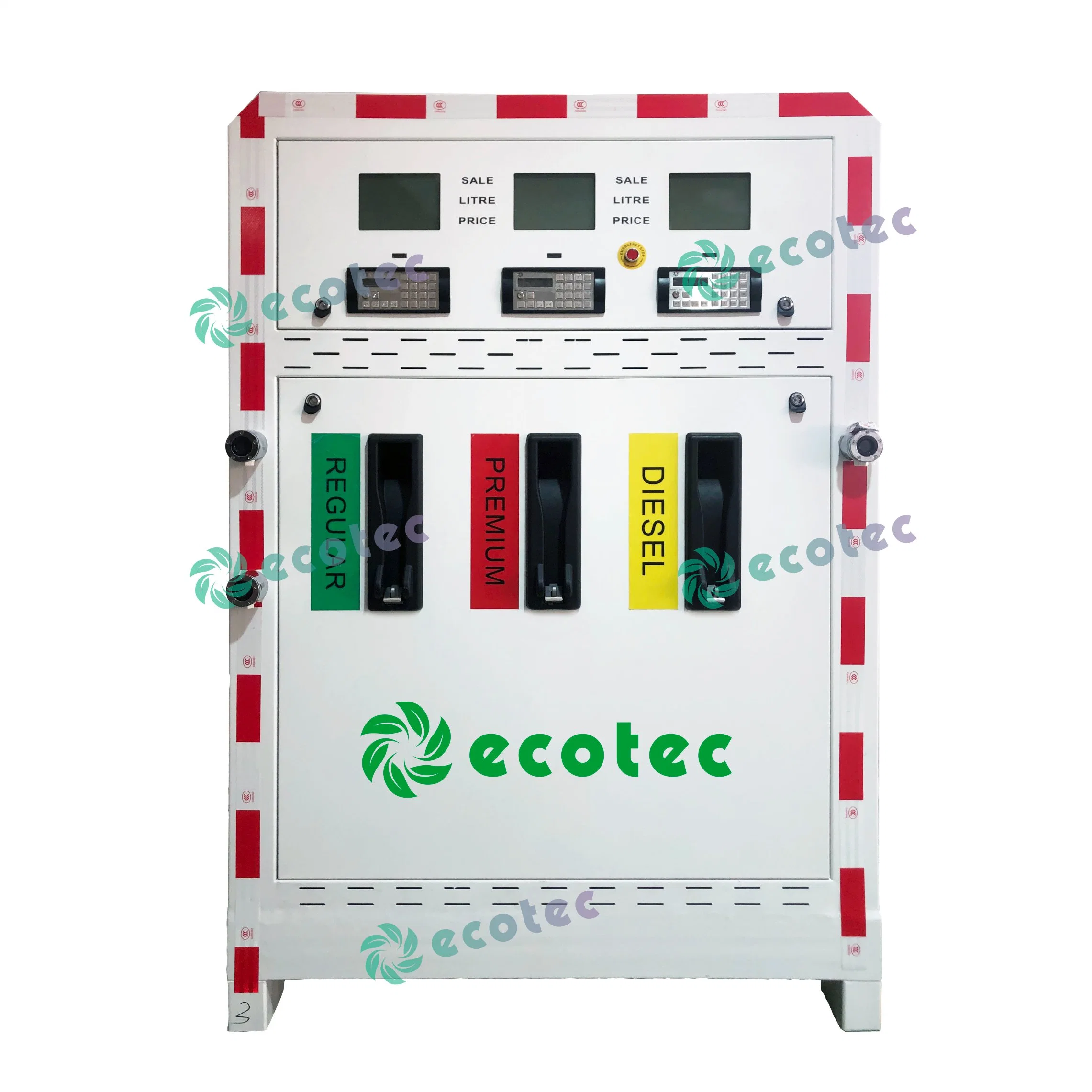 Portable Gas Fuel Station Container Station Portable 3 Nozzle Fuel Dispenser with 2 Nozzle 6000 Tank