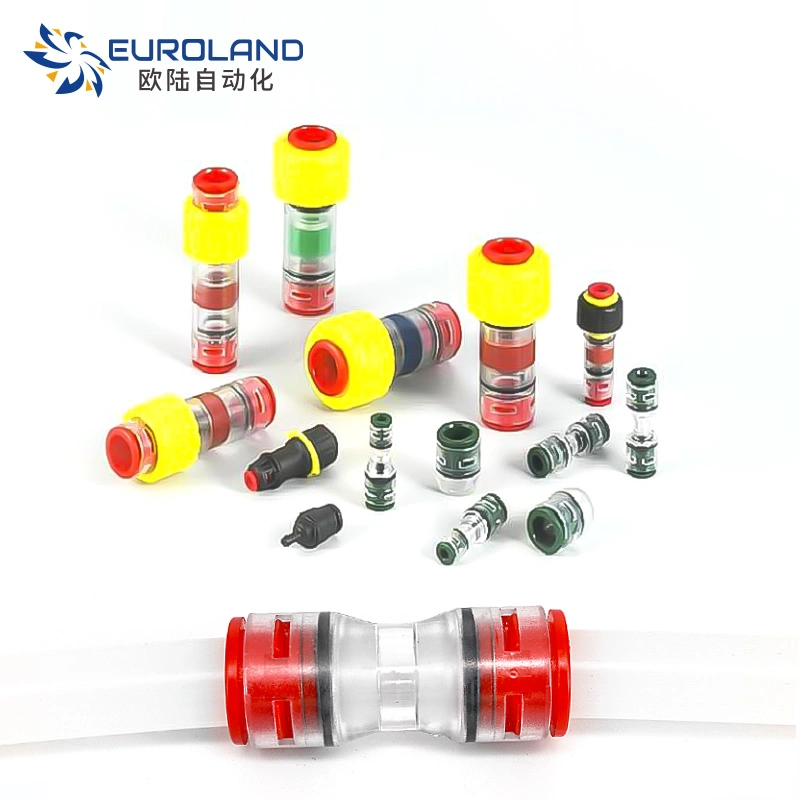 HDPE Plastic Microduct Connector 16/14mm Microduct Straight Connector