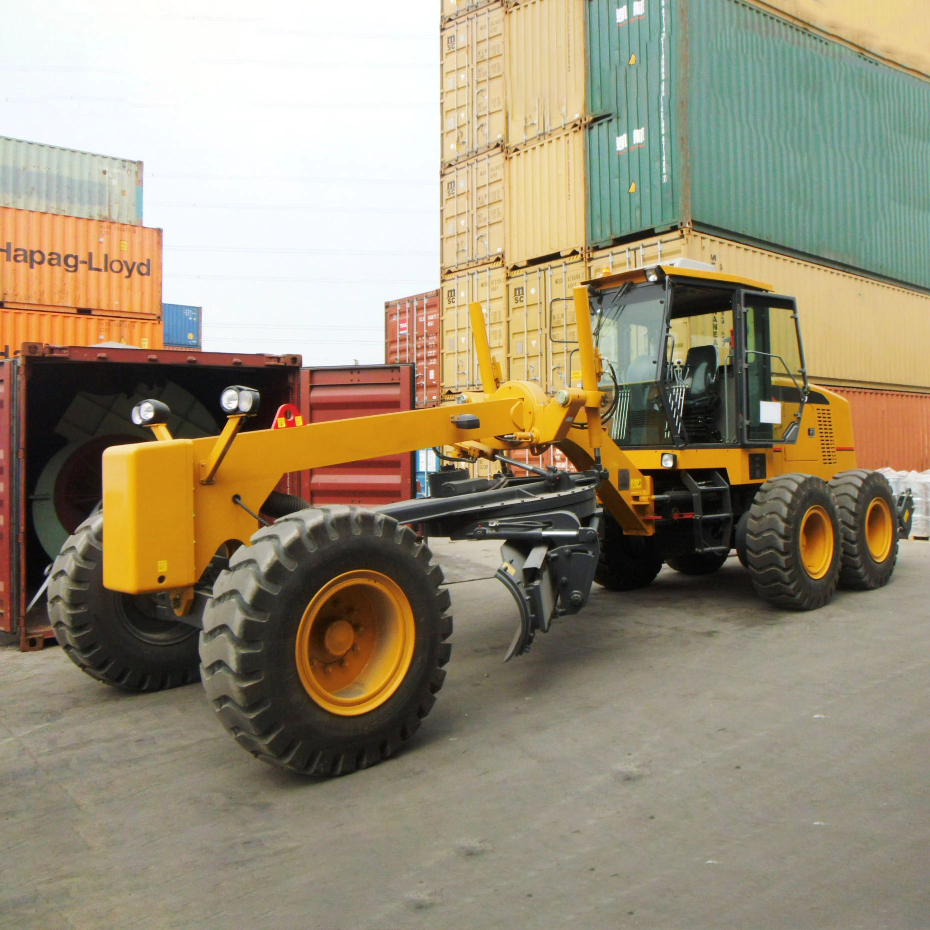 Heißer Verkauf 215HP China Motor Grader 215HP Straße Motor mit Vorderes Blatt und hinteres Ripper