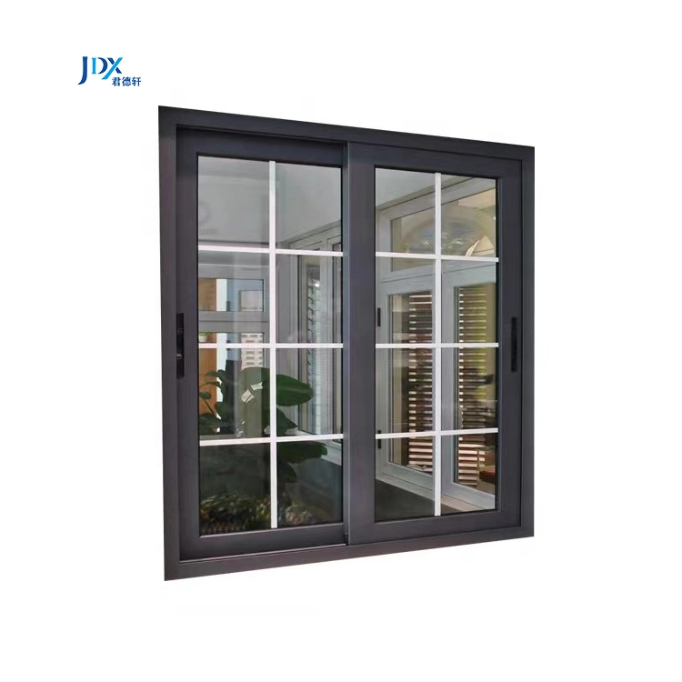 Customized Metal Frame Aluminum Sliding Windows Design with Security Window Grill