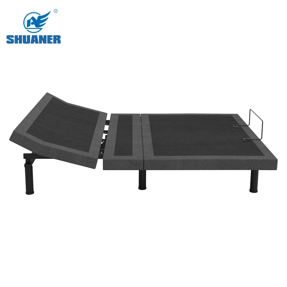 Smart Functional Massage Bed with Storage for Bedroom Sets Modern Electric Adjustable Bed Wood Folding Bed with Mattress