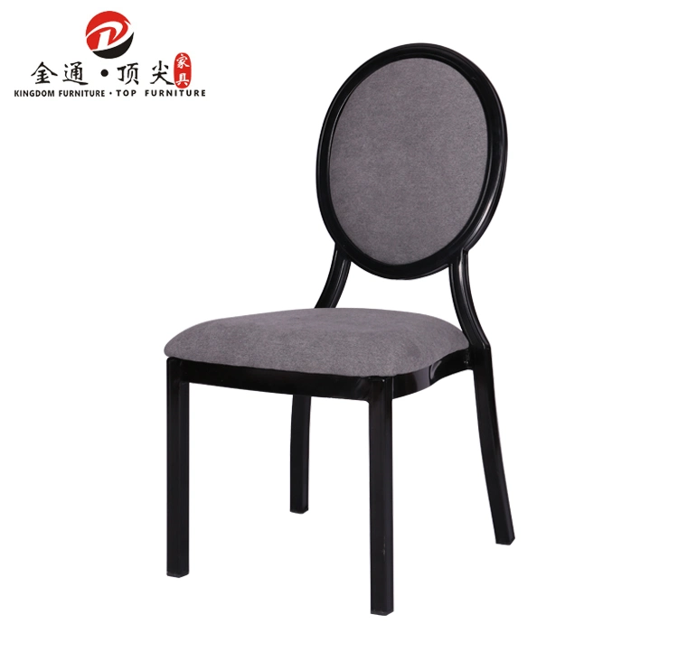 Outdoor Furniture Nice Designs Woodlook Metal Aluminum Ghost Louis Banquet Wedding Dining Chair in Hotel Restaurant Event