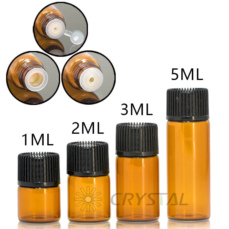 1ml 2ml 3ml Brown Glass Pharmaceutical Vial