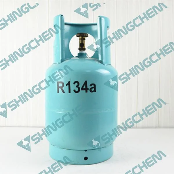 Shingchem R134A Refrigerant Gas 13.6kg Net Weight Gas Refrigerante R134A 1 Kg Refillable Cylinder