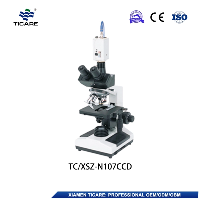 Connecting Computer Optical Lens Xsz-N107CCD Biological Microscope