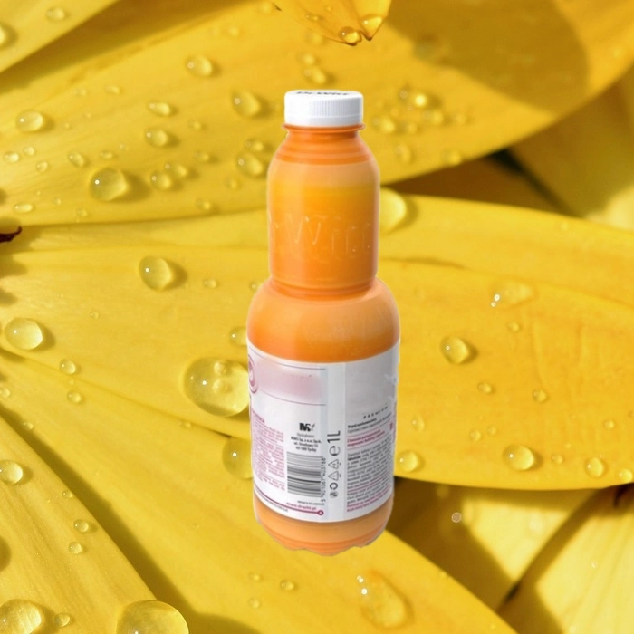 Wholesale/Supplier Low Fat Low Sugar 1L Fruit Juice Beverage in Glass Bottles Juice