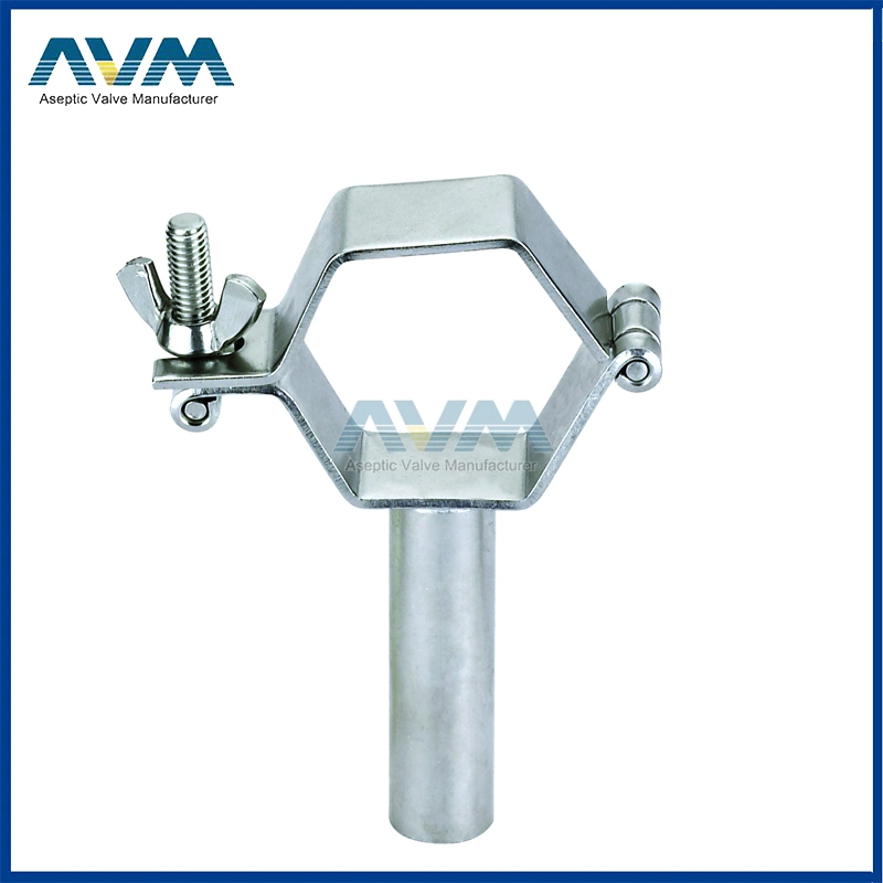 Stainless Steel SS304 Round Pipe Hanger with Threaded Bsp 1/2"