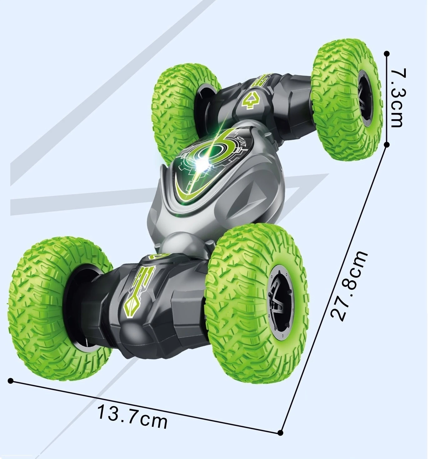 1: 10 360degree Stunt Rolling RC Car Toy Remote Control RC Twist Stunt Car Double Side Running Newest Gesture Hand Watch Control Toy Cars