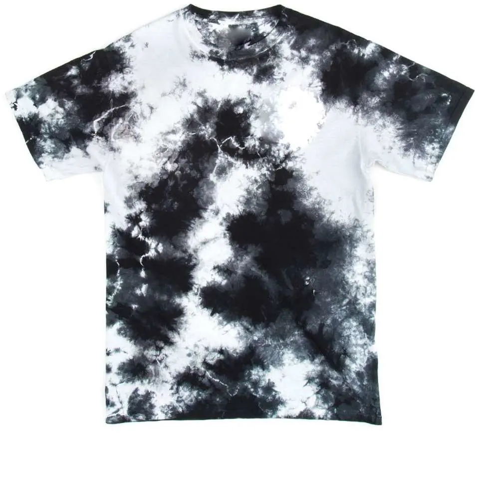 T-shirt en coton 100% personnalisé de haute qualité avec impression tie-dye pour hommes et femmes.