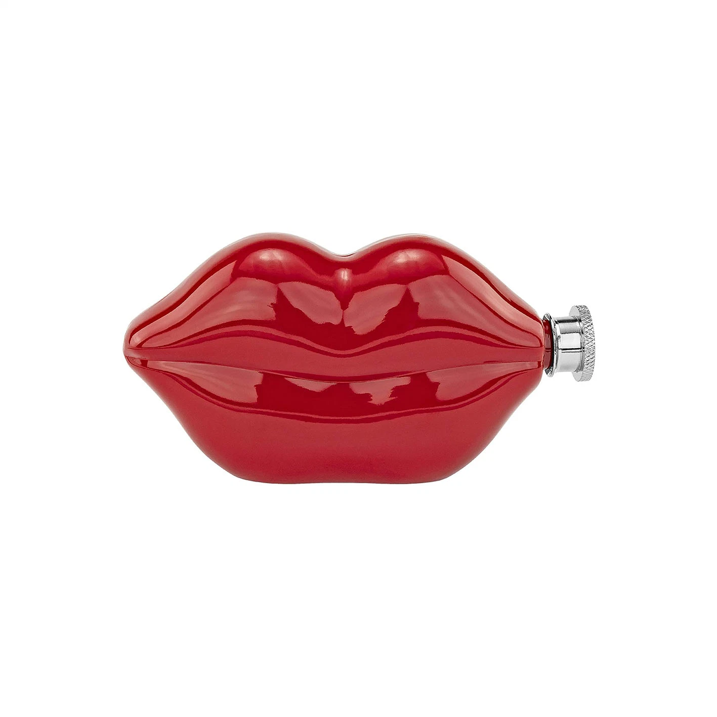 6 Oz Red Lips Pocket Portable Wholesale Stainless Steel Leakproof Hip Flask