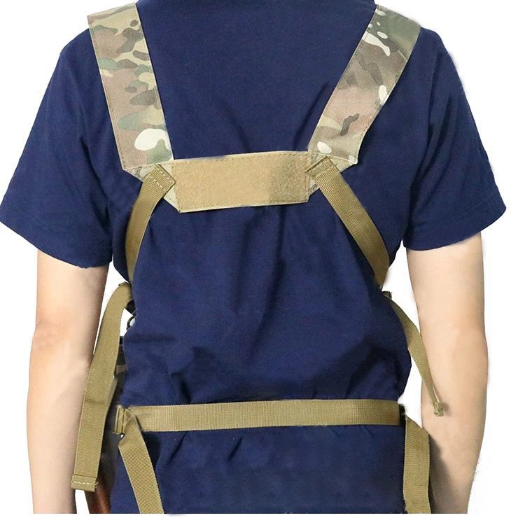 Custom Adjustable Molle Multicam Men Micro Oxford Polyester Vest Tactical Chest Rig Bag