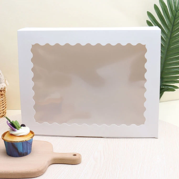 Cake Box Disposable Bakery Packaging Box Bread Roll Packaging Box